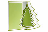 SL Cutting Dies Christmas Tree Pop Out Essentials 202x142x1mm 7 PC nr.255