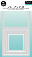 SL Cutting Dies Folded Card Square Essentials 270x135x1mm 9 PC nr.437