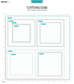 SL Cutting Dies Folded Card Square Essentials 270x135x1mm 9 PC nr.437