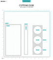 SL Cutting Dies Slim+Circle Passe Partout Essentials 105x210x1mm 8 PC nr.444