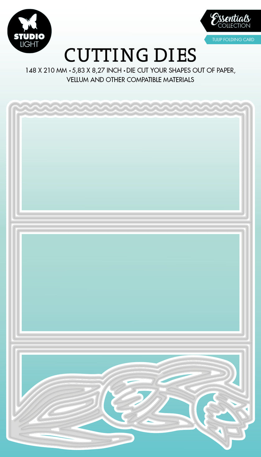 SL Cutting Die Tulip Card Shape Essentials 148x210x1mm 9 PC nr.491