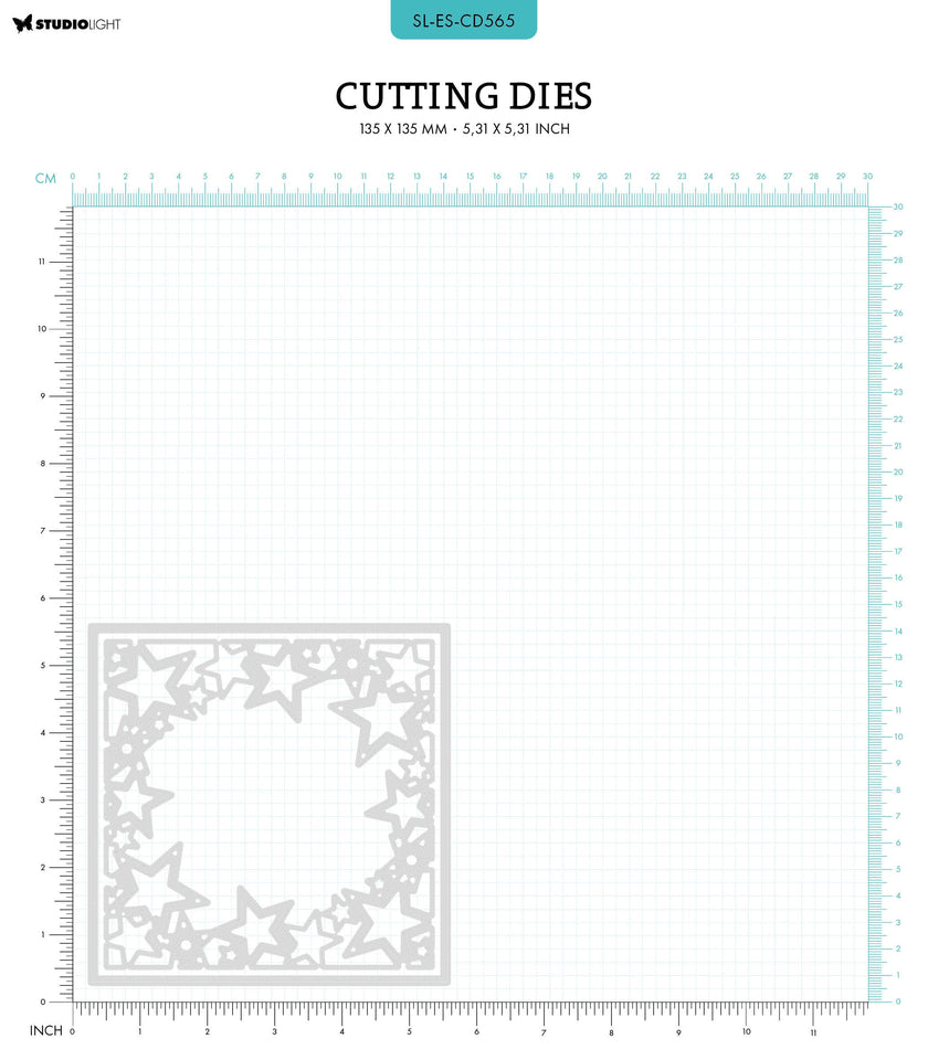 SL Cutting Die Star Square Essentials 135x135x1mm 2 PC nr.565