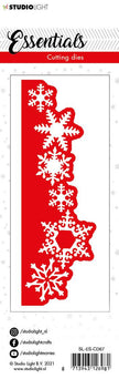 SL Cutting Die Christmas Snowflakes Edge Essentials 50x150mm nr.67