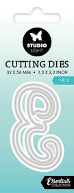 SL Cutting Dies NR. 3 Essentials 32x56x1mm 2 PC nr.747