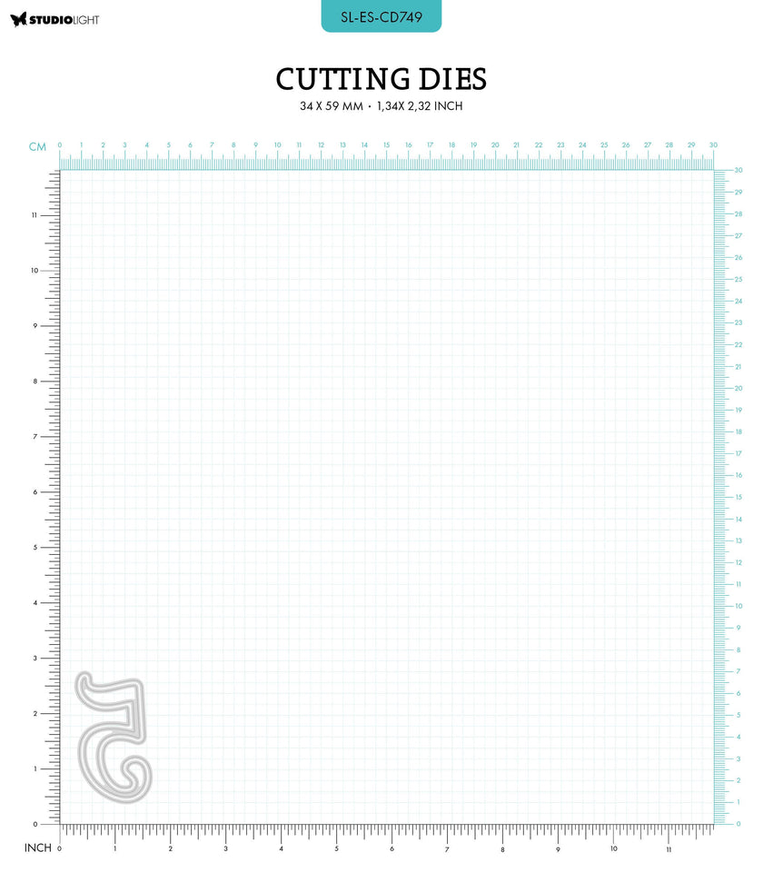 SL Cutting Dies NR. 5 Essentials 34x59x1mm 2 PC nr.749