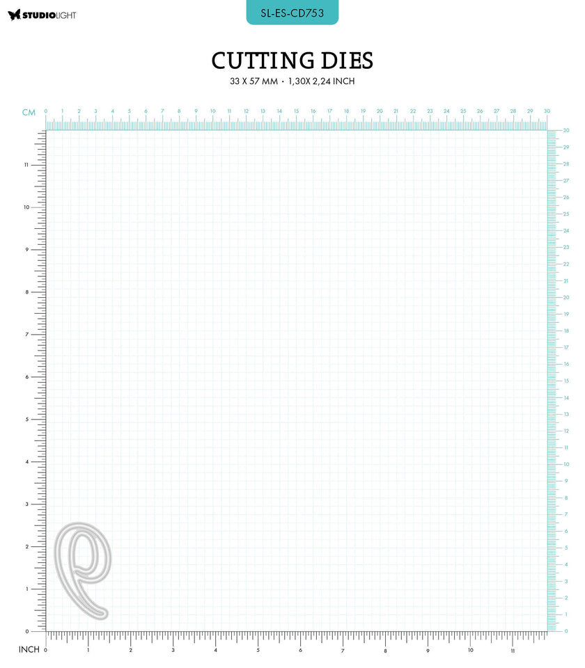 SL Cutting Dies NR. 9 Essentials 33x57x1mm 2 PC nr.753