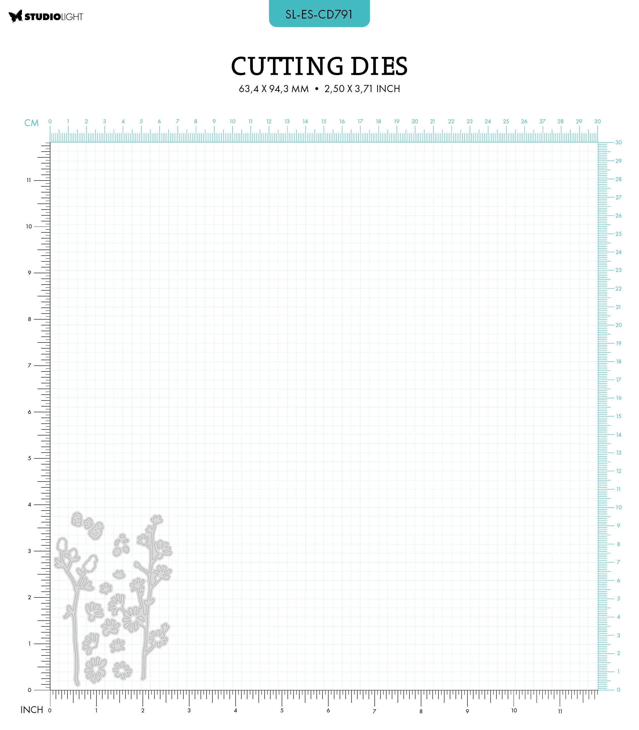 SL Cutting Die Weeds Essentials 12 PC