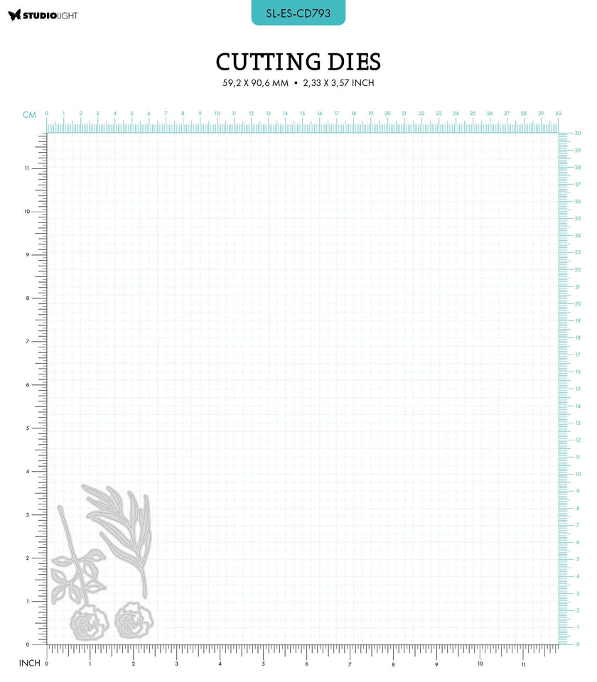 SL Cutting Die Rose Essentials 3 PC