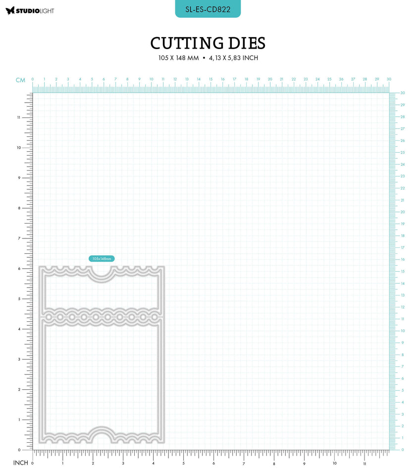 SL Cutting Dies Ticket Card Shape Essentials 5 PC