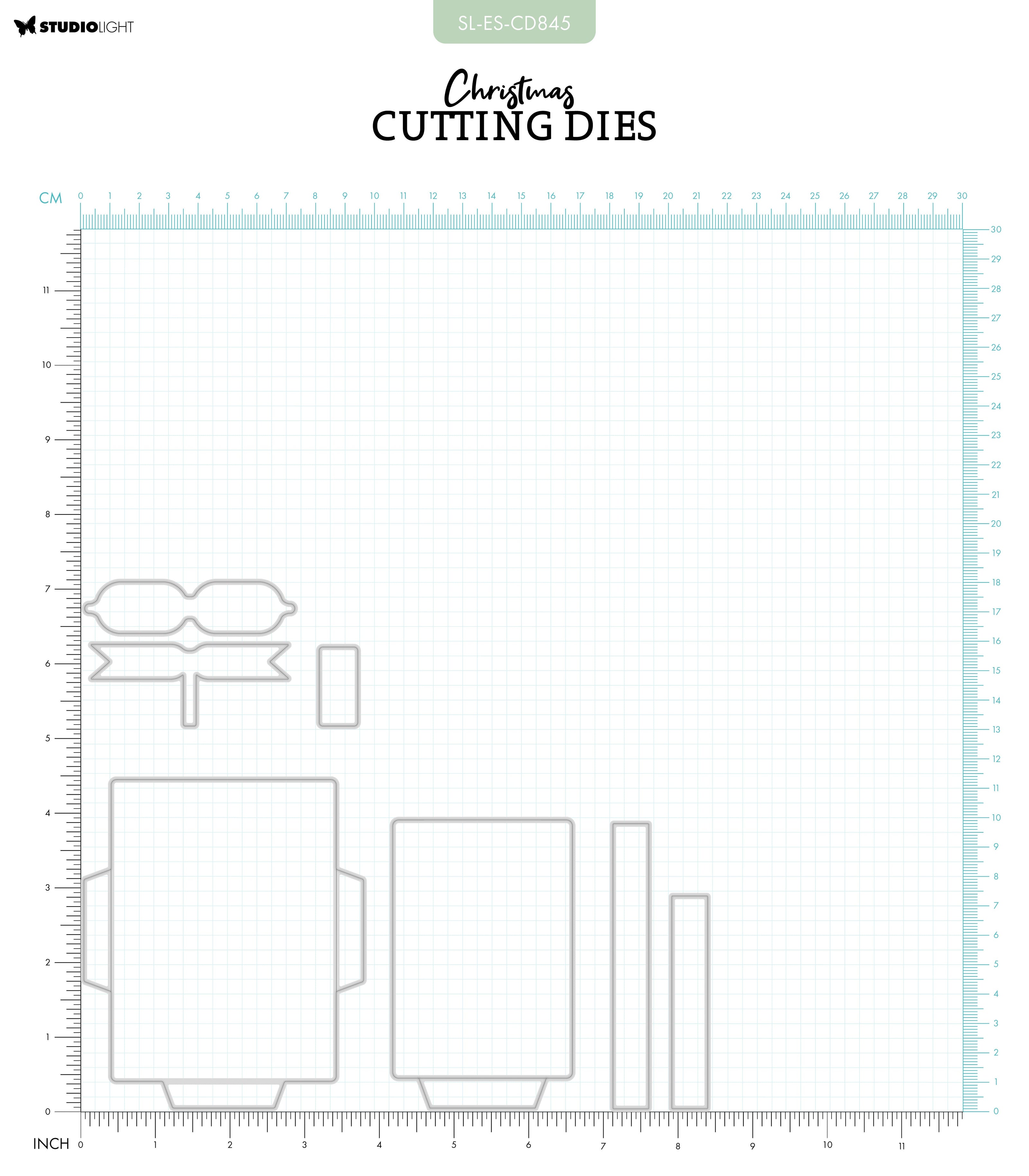 SL Cutting Dies Pass Holder Gift Essentials 7 PC