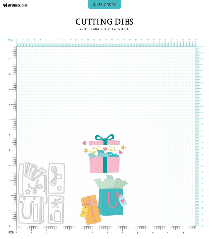SL Cutting Die B-Day Gifts Essentials 15 PC