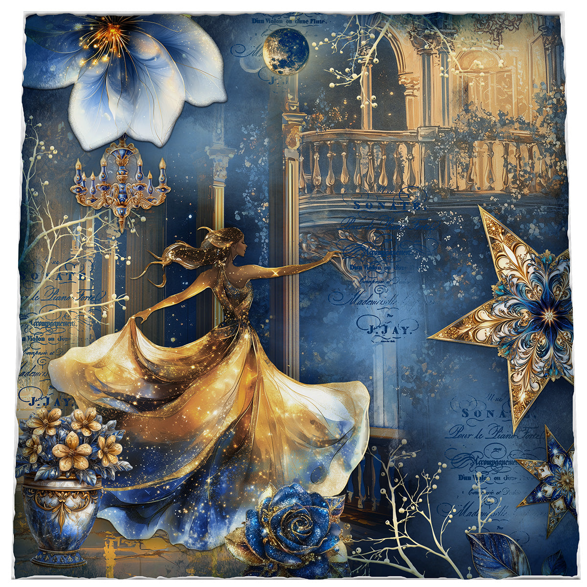 SL Paper Elements Moonlit Ballroom Essentials 105x148x4mm 35 Pieces