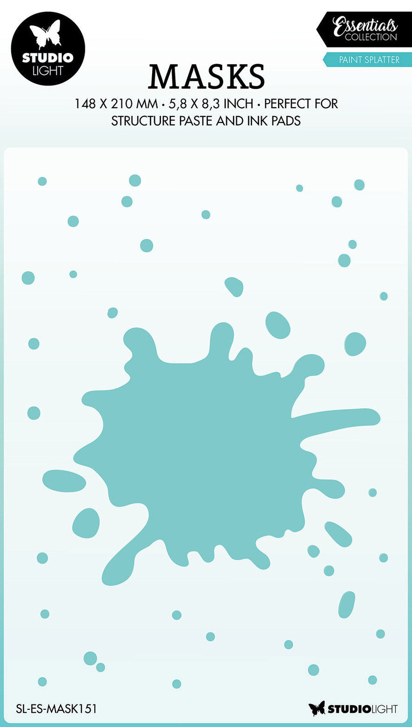 SL Mask Paint Splatter Essentials 150x210x1mm 1 PC nr.151