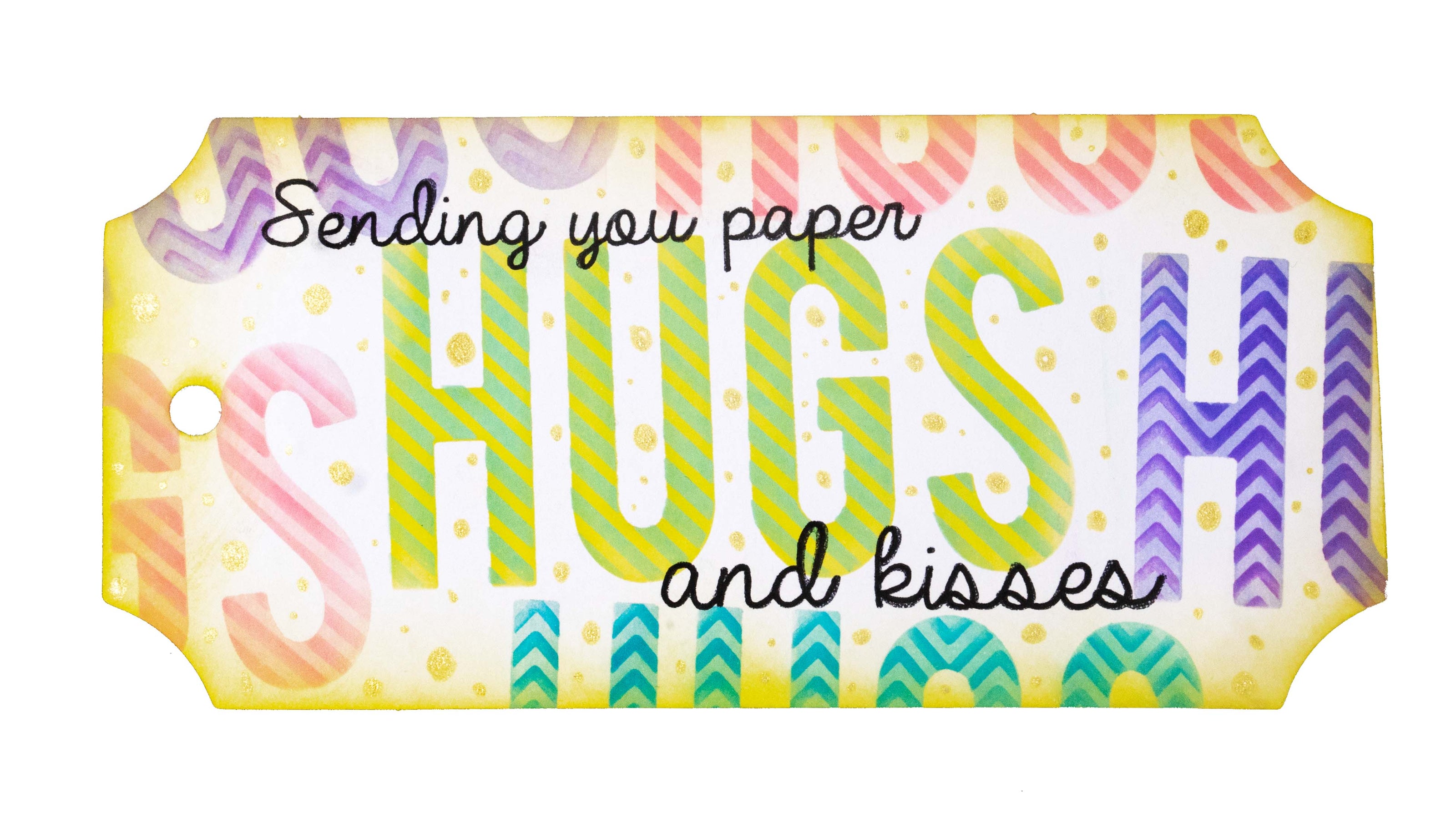 SL Mask & Stamp Hugs Sentiments Essentials 155x155x3mm 9 PC nr.04