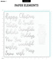 SL Paper Elements Silver Sentiments Essentials 40 PC