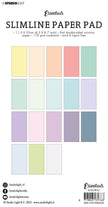 SL Paper Pad Double Sided Unicolor Pastels Slimline Essentials 115x220x5mm 36 sh nr.32