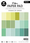 SL Pattern Paper Pad Shades Of Green Essentials 36 SH