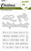 SL Stamp & Cutting Die Christmas Wonderful Sentiments Essentials 138x178x3mm 12 PC nr.44