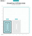 SL Stamp & Cutting Dies Elegant Frames Essentials 100x138x3mm 9 PC nr.68