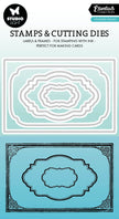 SL Stamp & Cutting Dies Ephemera Frames Essentials 100x138x3mm 9 PC nr.69