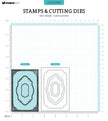 SL Stamp & Cutting Dies Ephemera Frames Essentials 100x138x3mm 9 PC nr.69