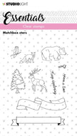 SL Clear Stamp Matchbox Stars Essentials 74x100x4mm 1 PC nr.143