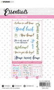 SL Clear Stamp Sentiments/Wishes - Home Essentials 105x148x3mm 1 PC nr.180