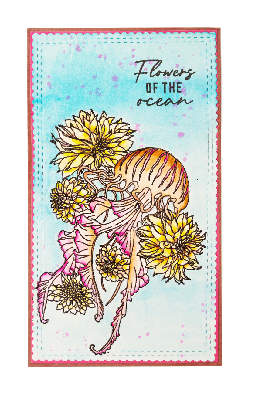 SL Clear Stamp Flower Squid Essentials 101x133x1mm 18 PC nr.429