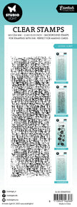 SL Clear Stamp Gothic Script Essentials 68x204x3mm 1 PC nr.550