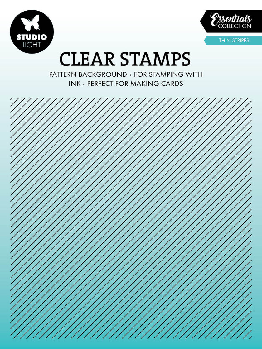 SL Clear Stamp Thin Stripes Essentials 1 PC
