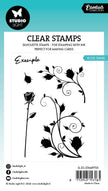 SL Clear Stamp Rose Swirl Essentials 4 PC