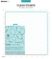 SL Clear Stamps Balloon Box Pop-Up Essentials 13 PC