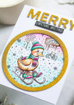 SL Clear Stamp Duck On A Sleigh Essentials 74x105x1mm 1 Pieces