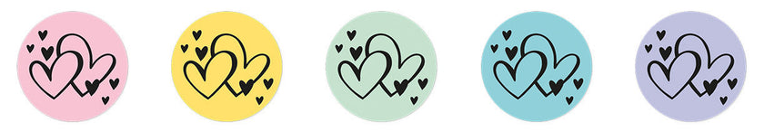 SL Stickers Hearts Essentials ø30mm 100 PC