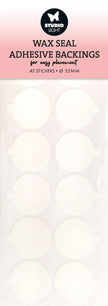 Wax Stickers Double-Sided Backings Essentials Tools 42 PC