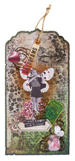 SL Stamp & Cutting Dies Label & Stamp Grunge Collection 93x136x1mm 13 Pieces