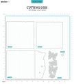 SL Cutting Die Butterfly Card Grunge Collection 185x135x1mm 7 PC nr.500