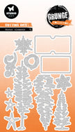 GR Cutting Die Winter Elements Grunge Collection 12 PC