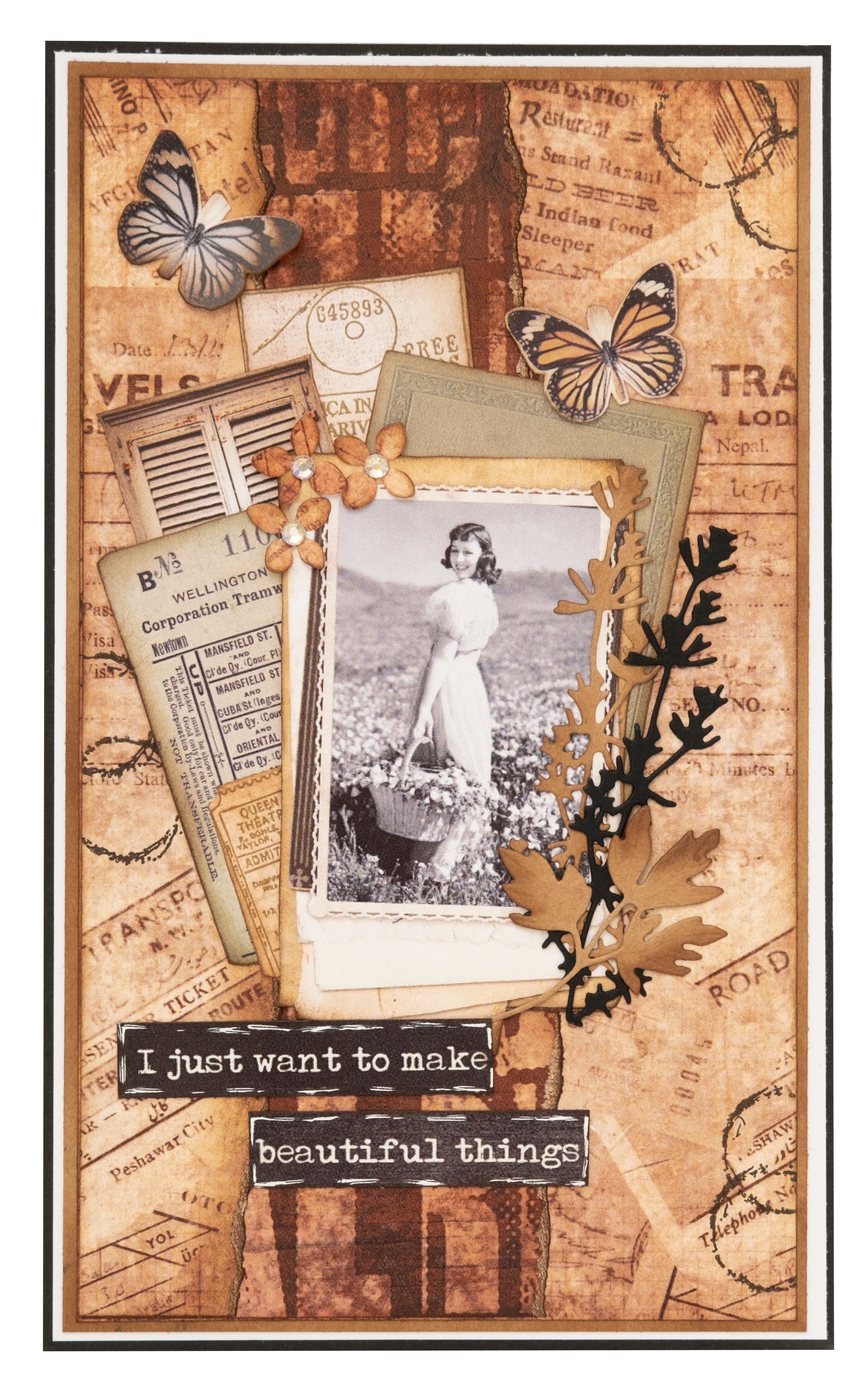 SL Cutting Die Botanical Elements Grunge Collection 13 PC