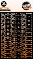SL Mask Ruler Background Grunge Collection 1 PC