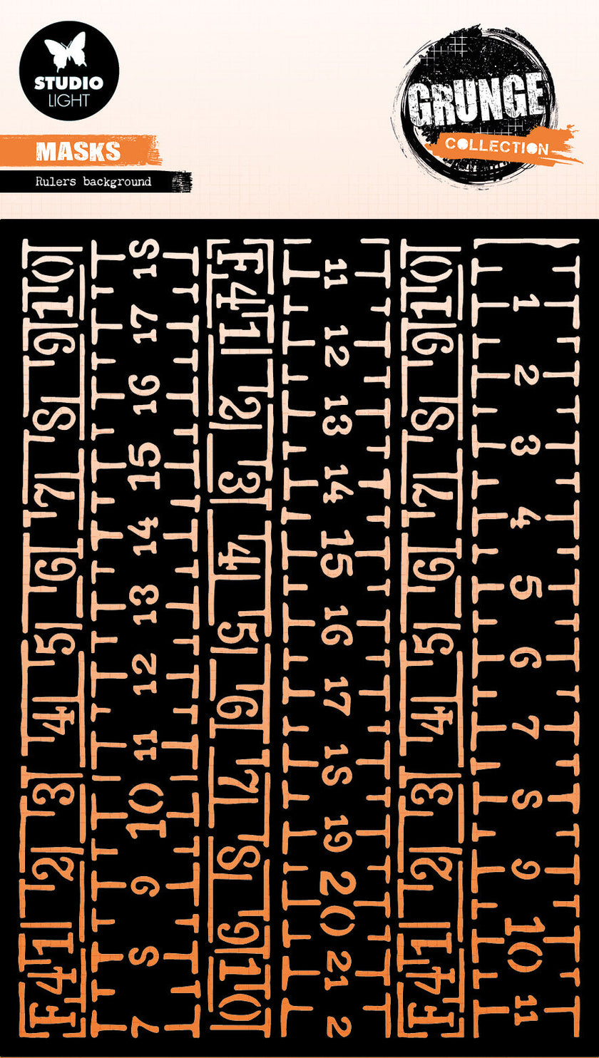 SL Mask Ruler Background Grunge Collection 1 PC