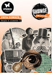 SL Paper Elements People & Elements Grunge Collection 75x75x1mm 47 PC nr.06