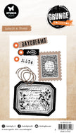 SL Stamp & Cutting Dies Label & Stamp Grunge Collection 93x136x1mm 13 Pieces