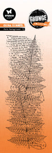 SL Clear Stamp Fern Background Grunge Collection 1 PC