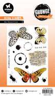 SL Clear Stamp The Butterflies Grunge Collection 14 PC