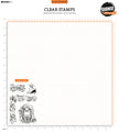 GR Clear Stamp Snowy Winter Times Grunge Collection 4 PC