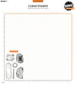 SL Clear Stamp Grunge Camera Grunge Collection 6 PC