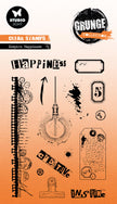 SL Clear Stamp Inspire Happiness Grunge Collection 14 PC