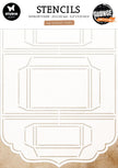 SL Stencil Tag Envelope Grunge Collection 210x294x1mm 1 Pieces