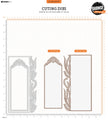 SL Cutting Die Slimline & Label Grunge Collection 4 PC